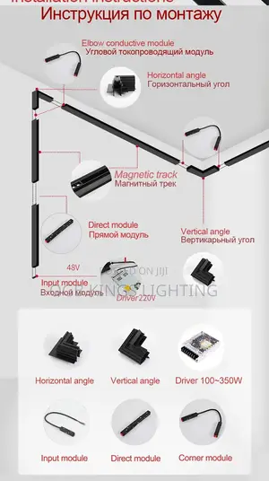 Magnetic Track Light Embedded Led Spotlight Downlight