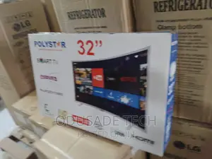 New 32" Curved Polystar Smart Tv