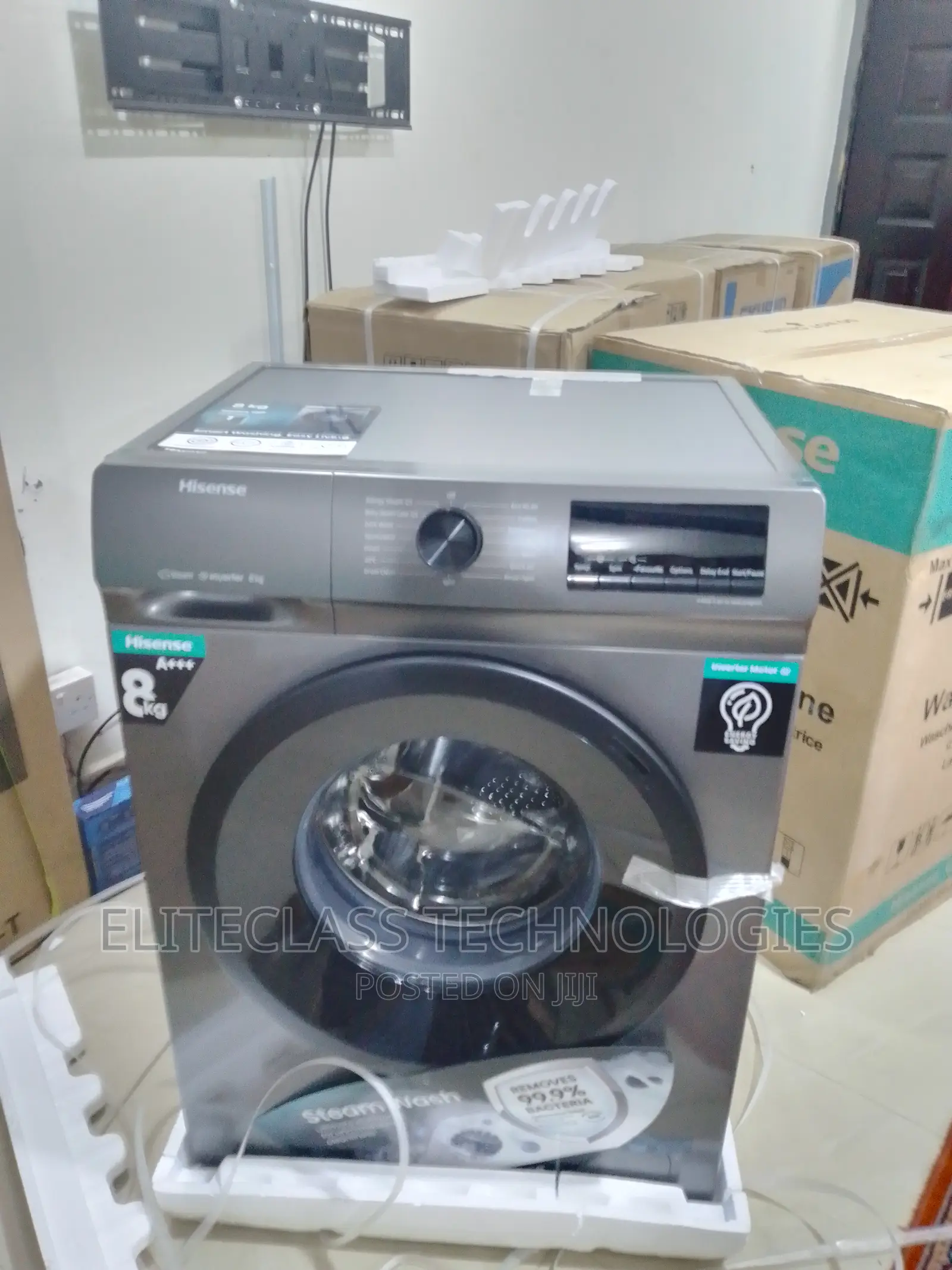Hisense Spacious Drum 8KG Front Load Washing Machine
