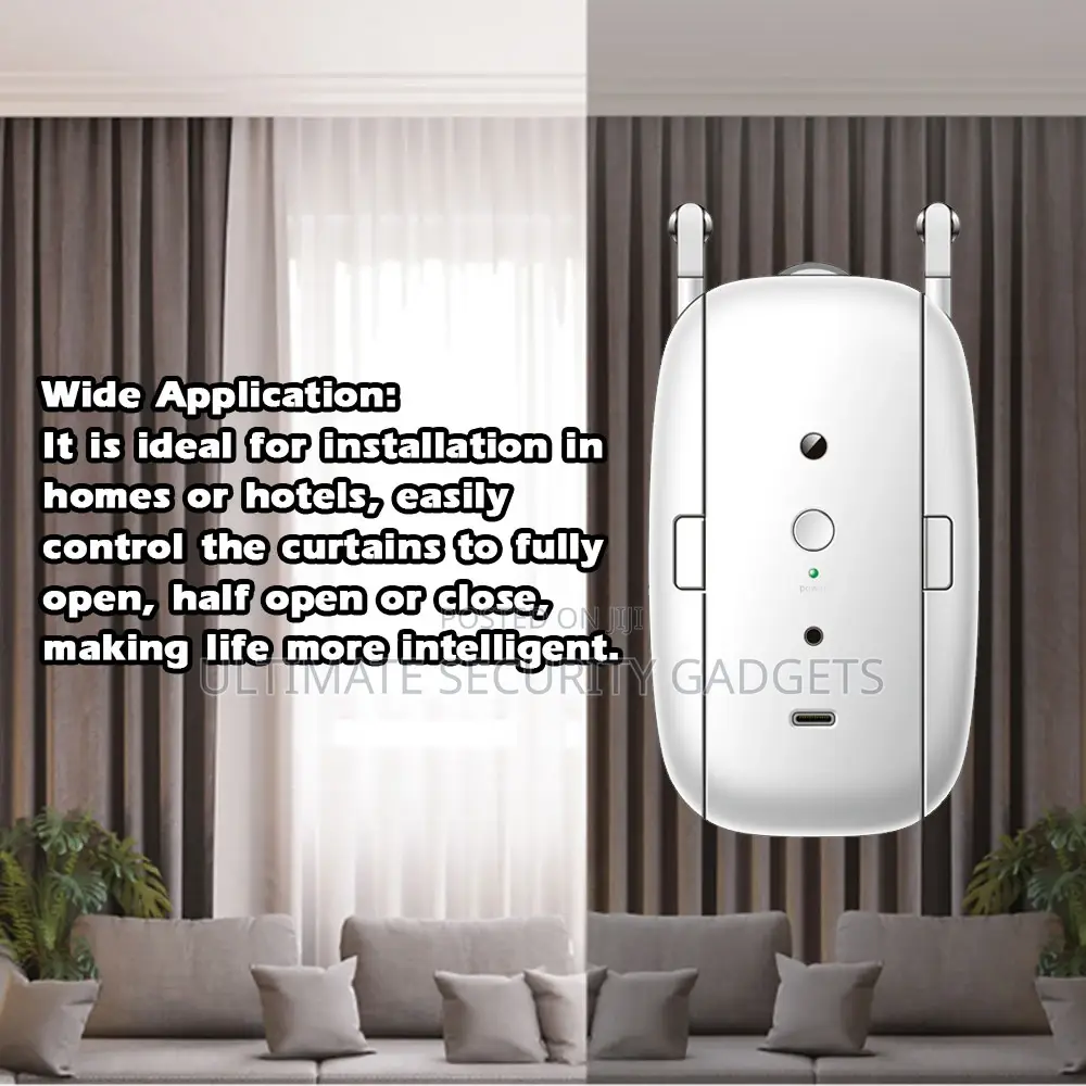 Wi-Fi Tuya Smart Curtain Robot (Rechargeable)
