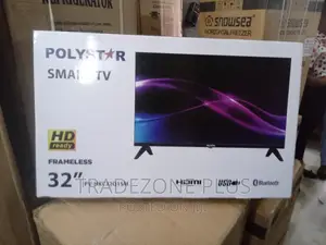 New in Polystar 32'' Smart TV With Bluetooth-Pvhkc32q1sm