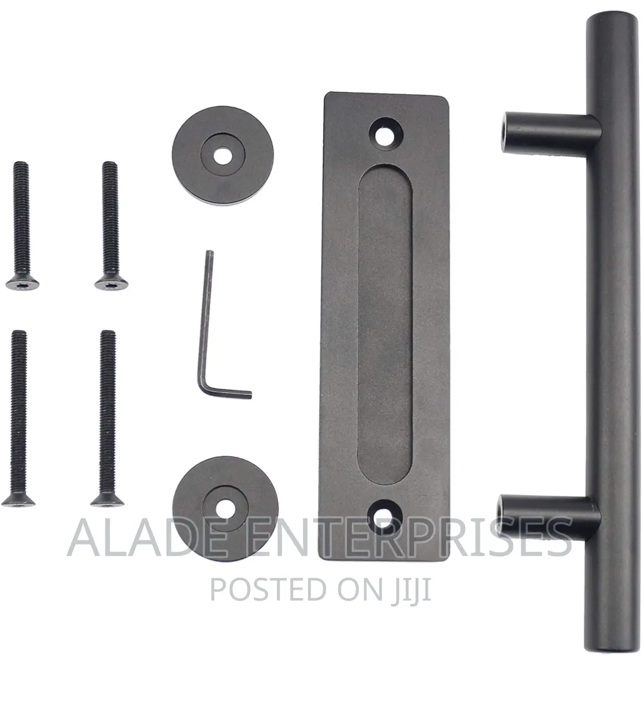 Heavy Duty Pull and Flush Wood Handle Set