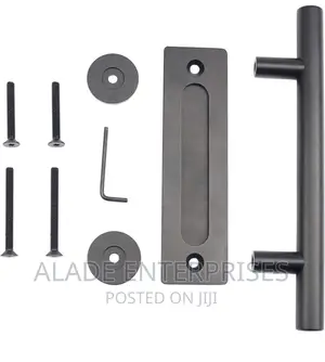 Heavy Duty Pull and Flush Wood Handle Set