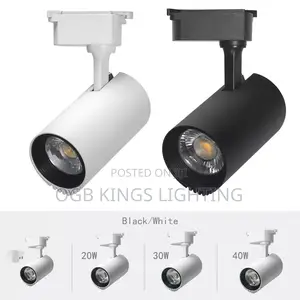 20w Black Led Track Light 3in1 Adjustable Light