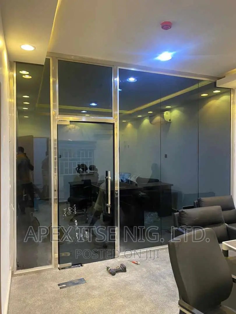 Transparent Office Partition
