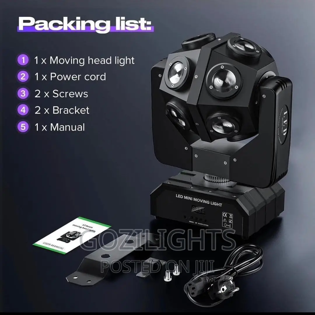LED Moving Head 12eyes Light