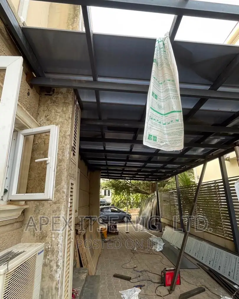 Pergola Usingdanpalow Roofing Sheet