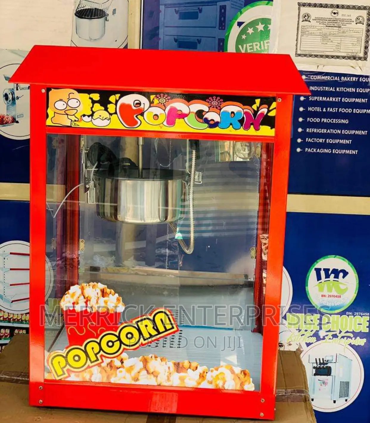 Commercial Popcorn Machine