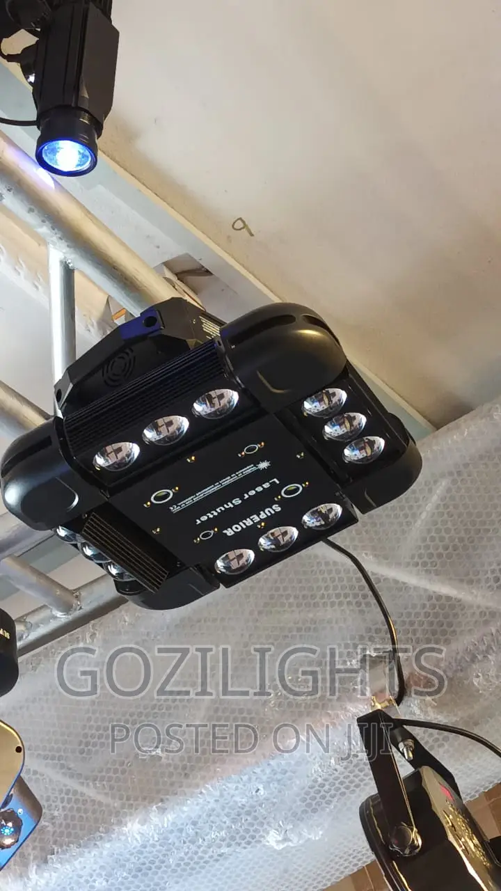 Led 12eyes Moving Head+Laser Light