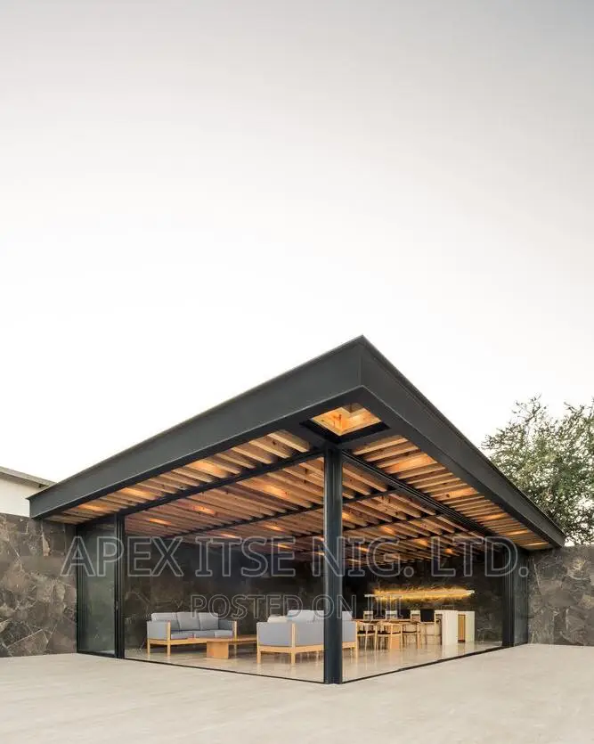 Metal Cladding Part Pergola