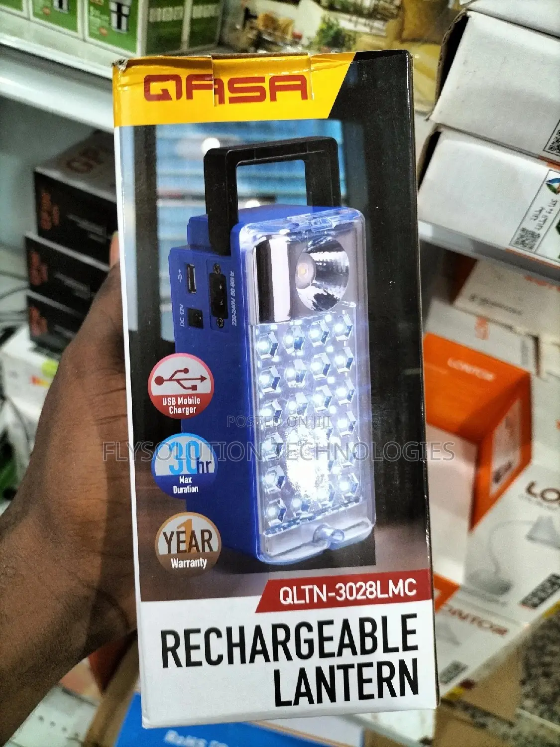 Qasa Rechargeable Light Lantern QLTN-3028lmc