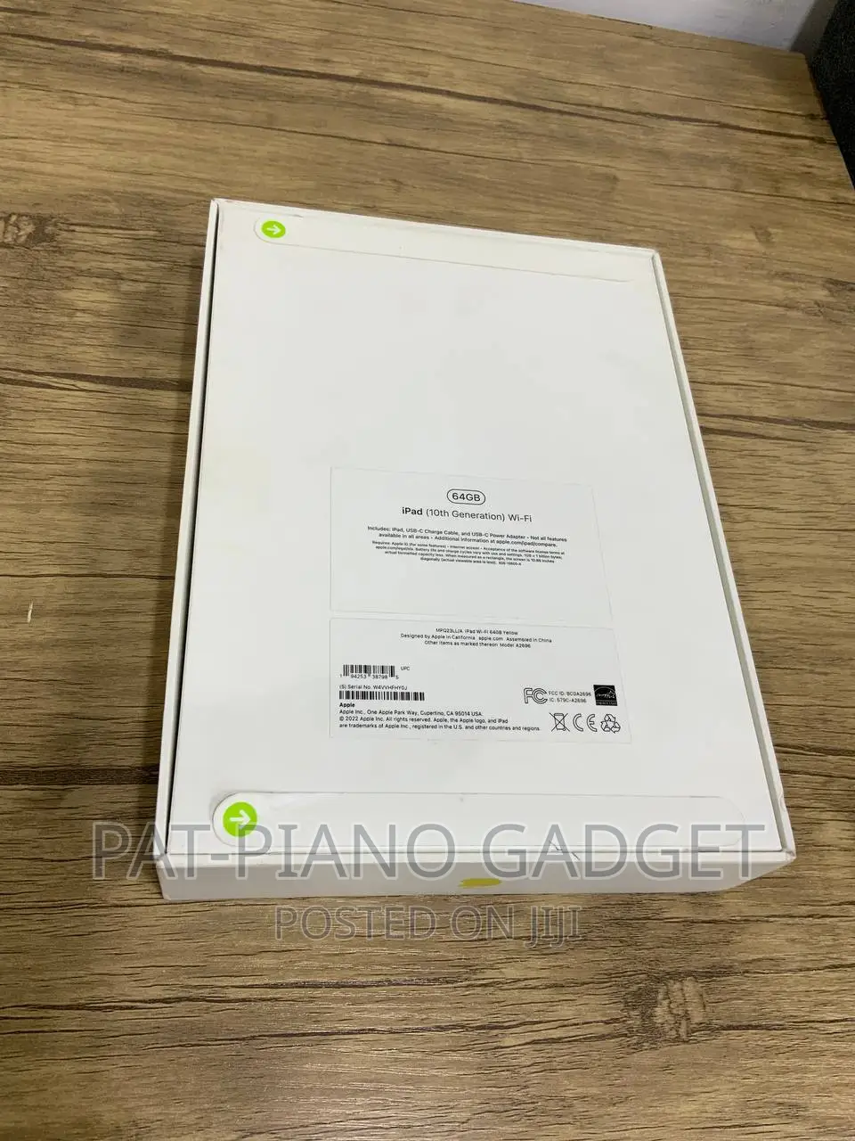 New Apple iPad (2022) 64 GB Yellow