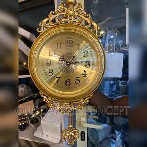 60cm Gold Luxury Clock