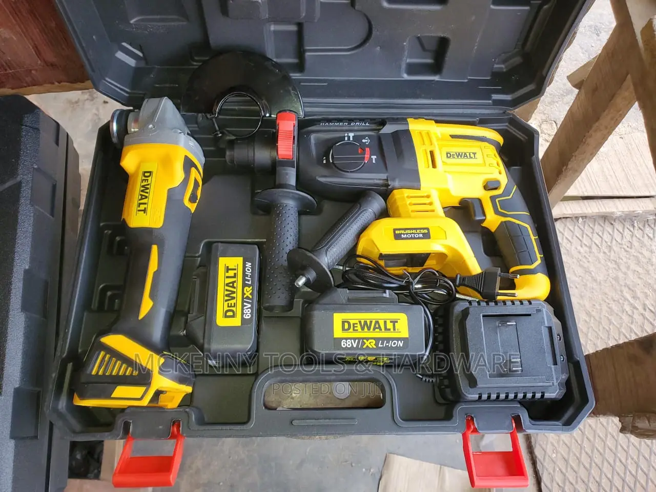 Cordless Hammer Drill X Cordless Grinder Dewalt 68v
