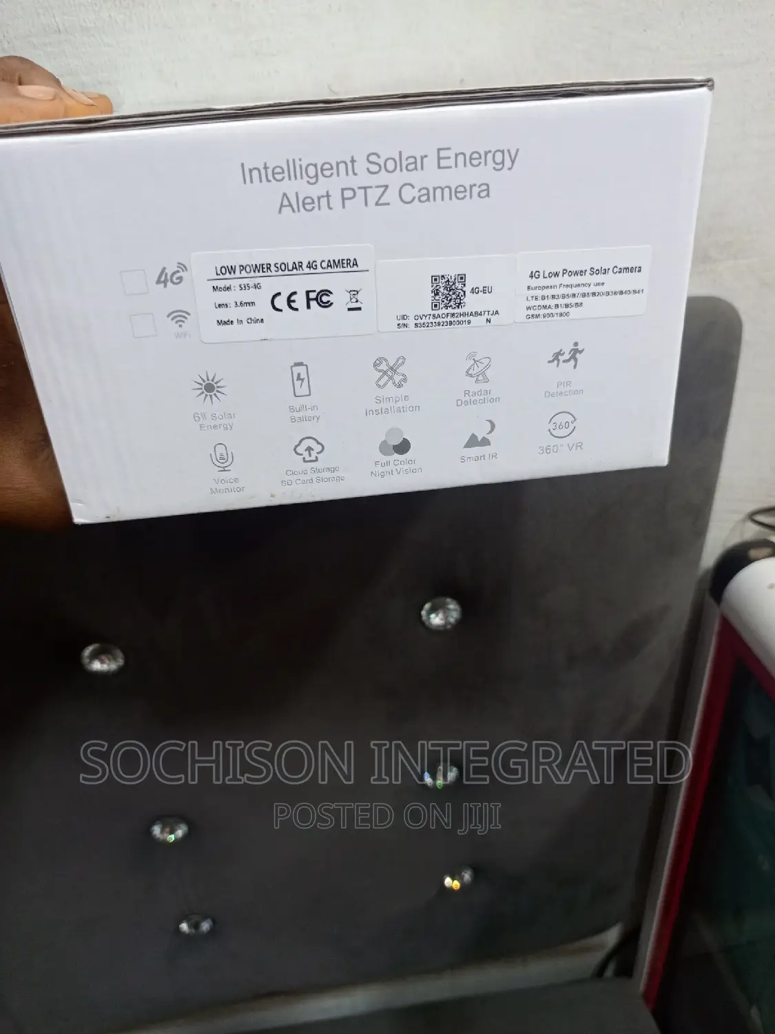 4G Solar Indoor PTZ Camera Ubox