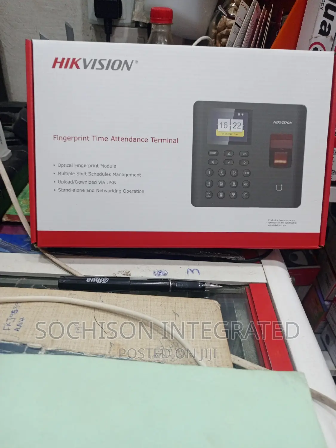 Fingerprint Time Attendance Machine With Battery