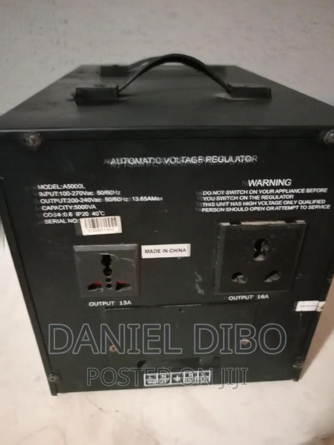 Mercury AVR Digital 5000VA Stabilizer