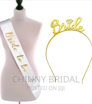 Bride to Be Sash and Crown