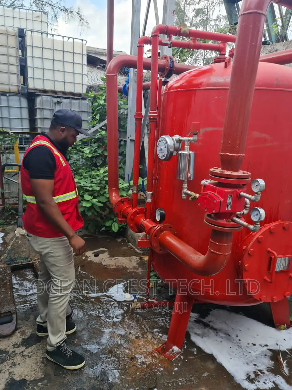 Foam Bladder Tank Commissioning