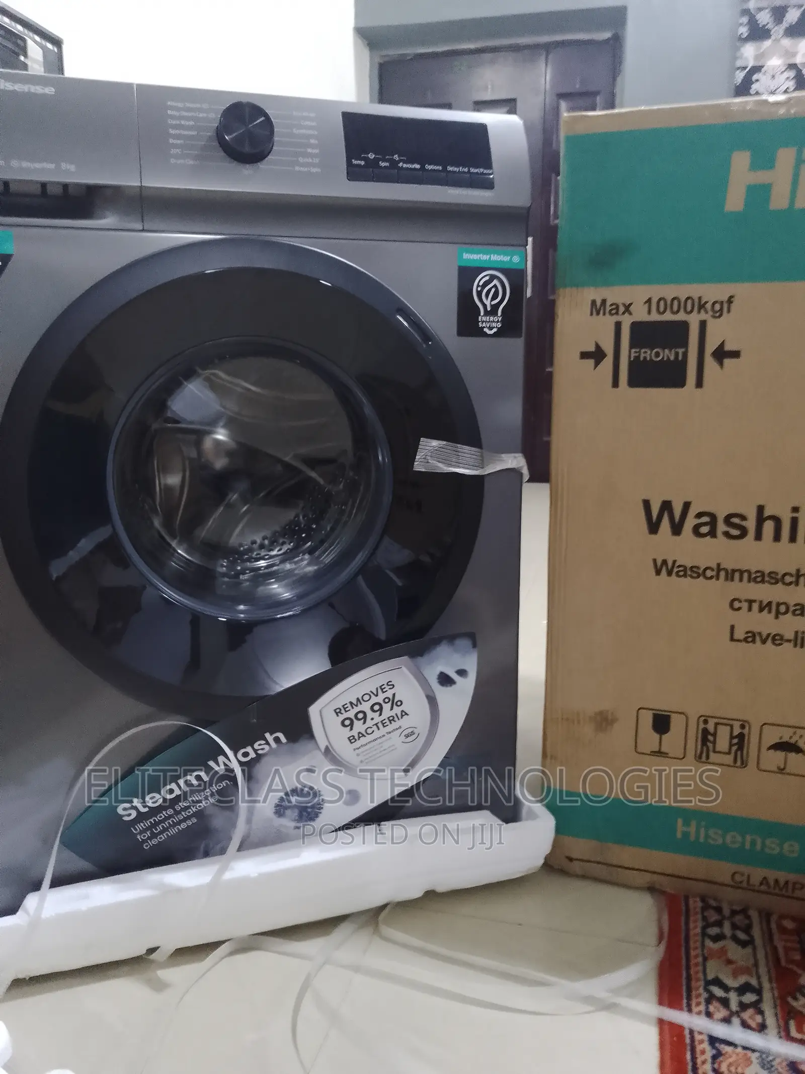 Hisense WFQP8014T Front Load Quick Wash Washing Machine