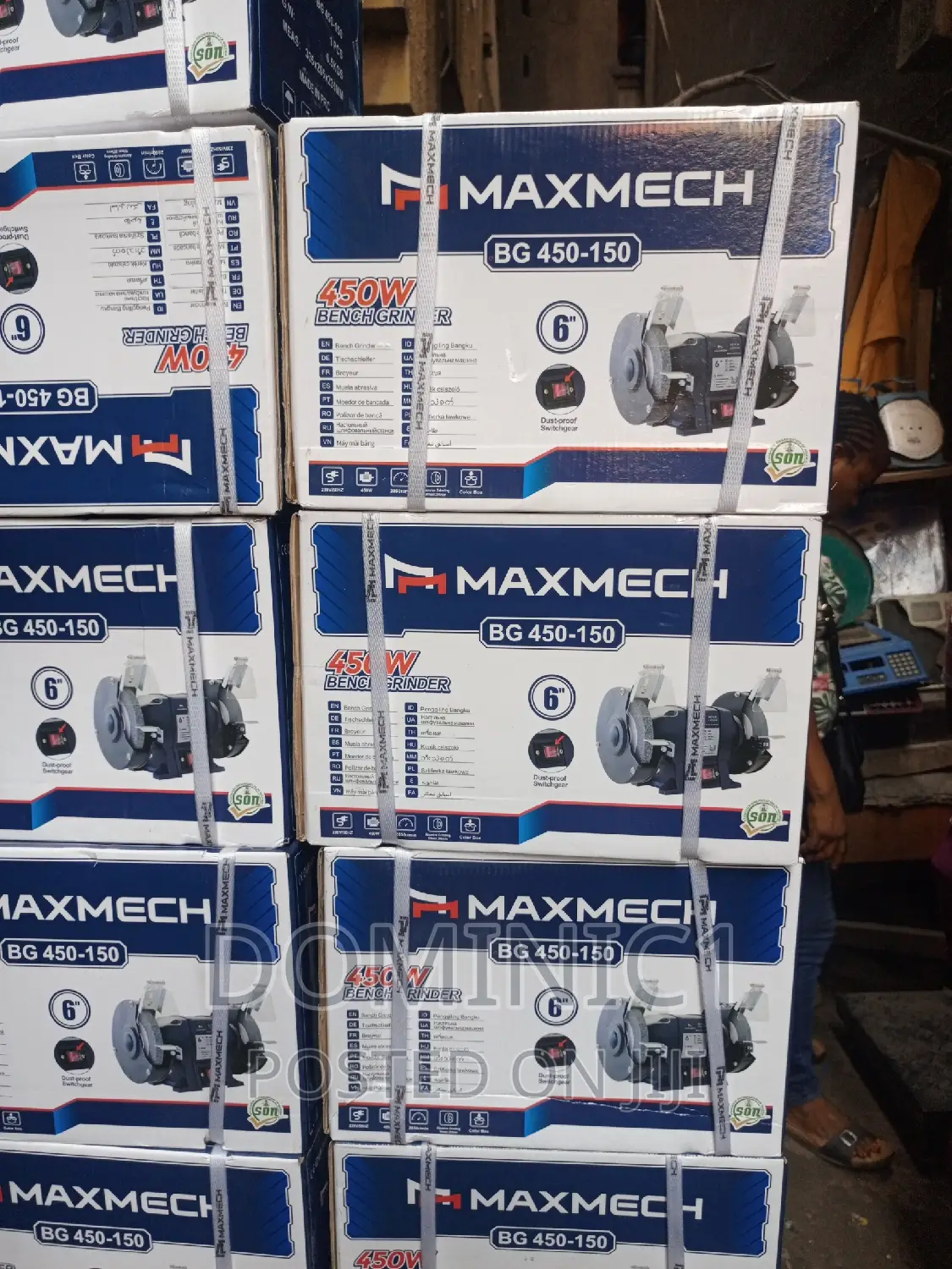 Maxmech Bench Grinder Heavy Duty