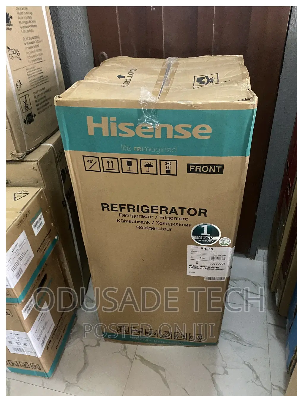 Hisense Single Door Refrigerator Ref (RR20S) 150L