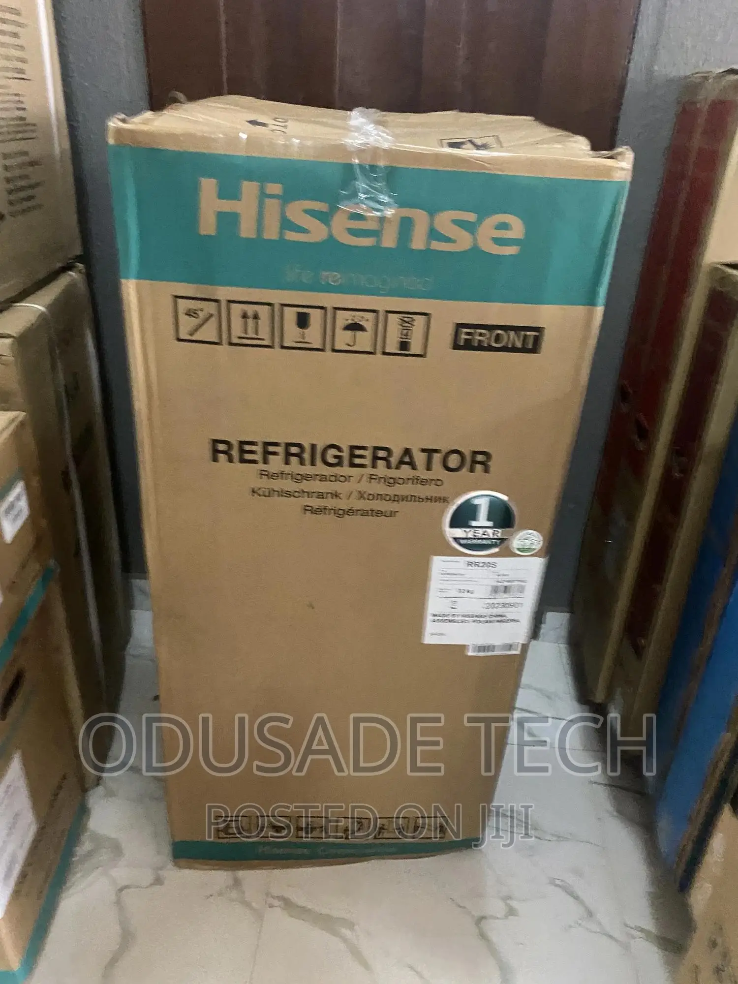 Hisense Refigerator Ref (RR20S) Sindle Door 150L