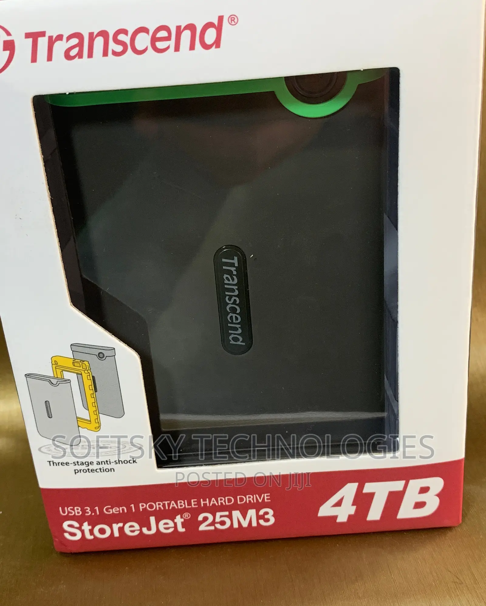 Transcend 4tb 3.1 Gen 1 Portable Hard Drive