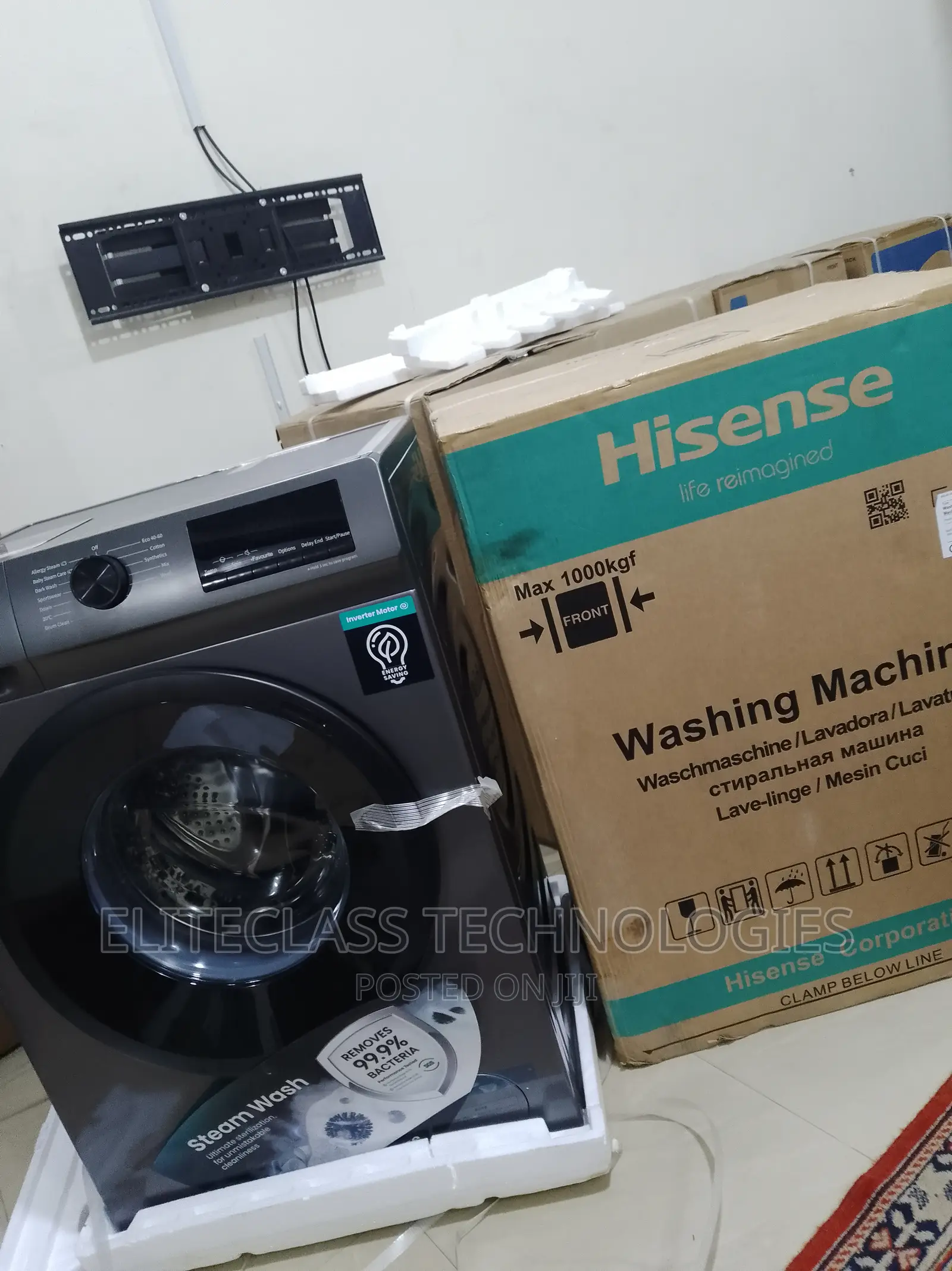 (Durable) Hisense 8KG Front Load Washing Machine