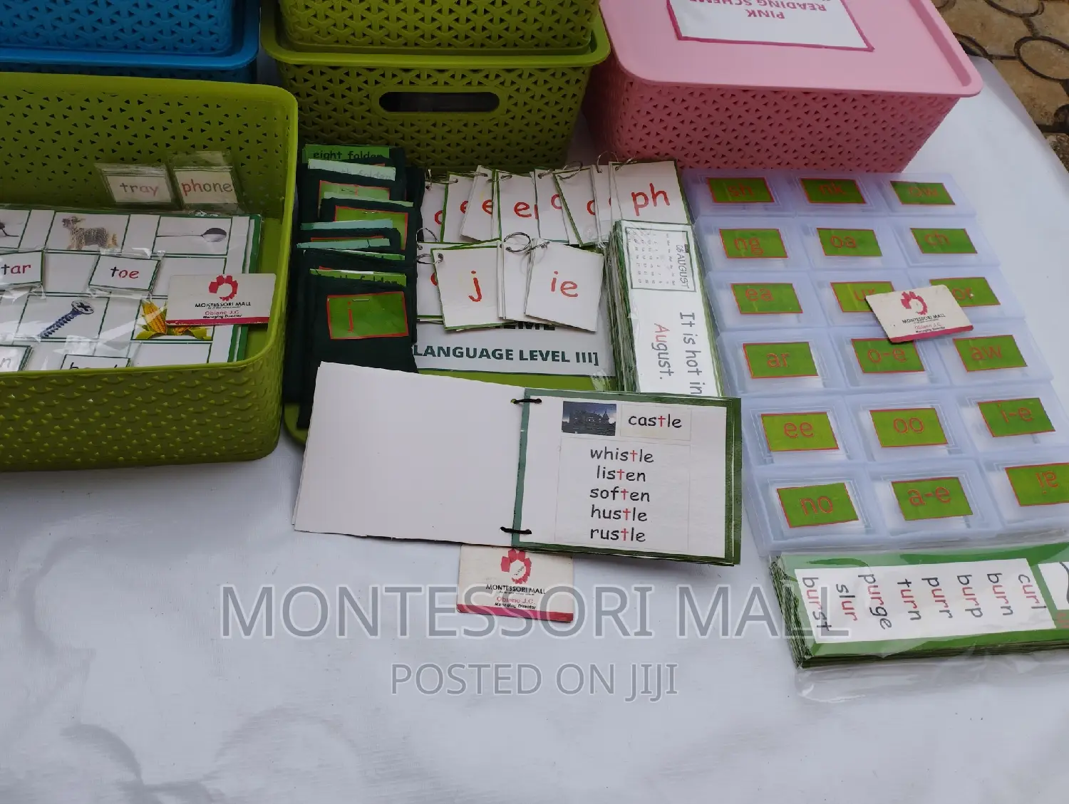 Montessori Language Phonogram Educational Literacy Reading