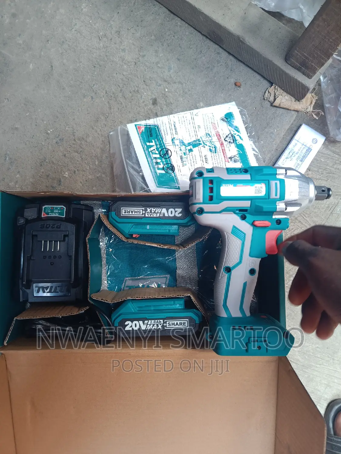20v Double Battery Impact Wrench