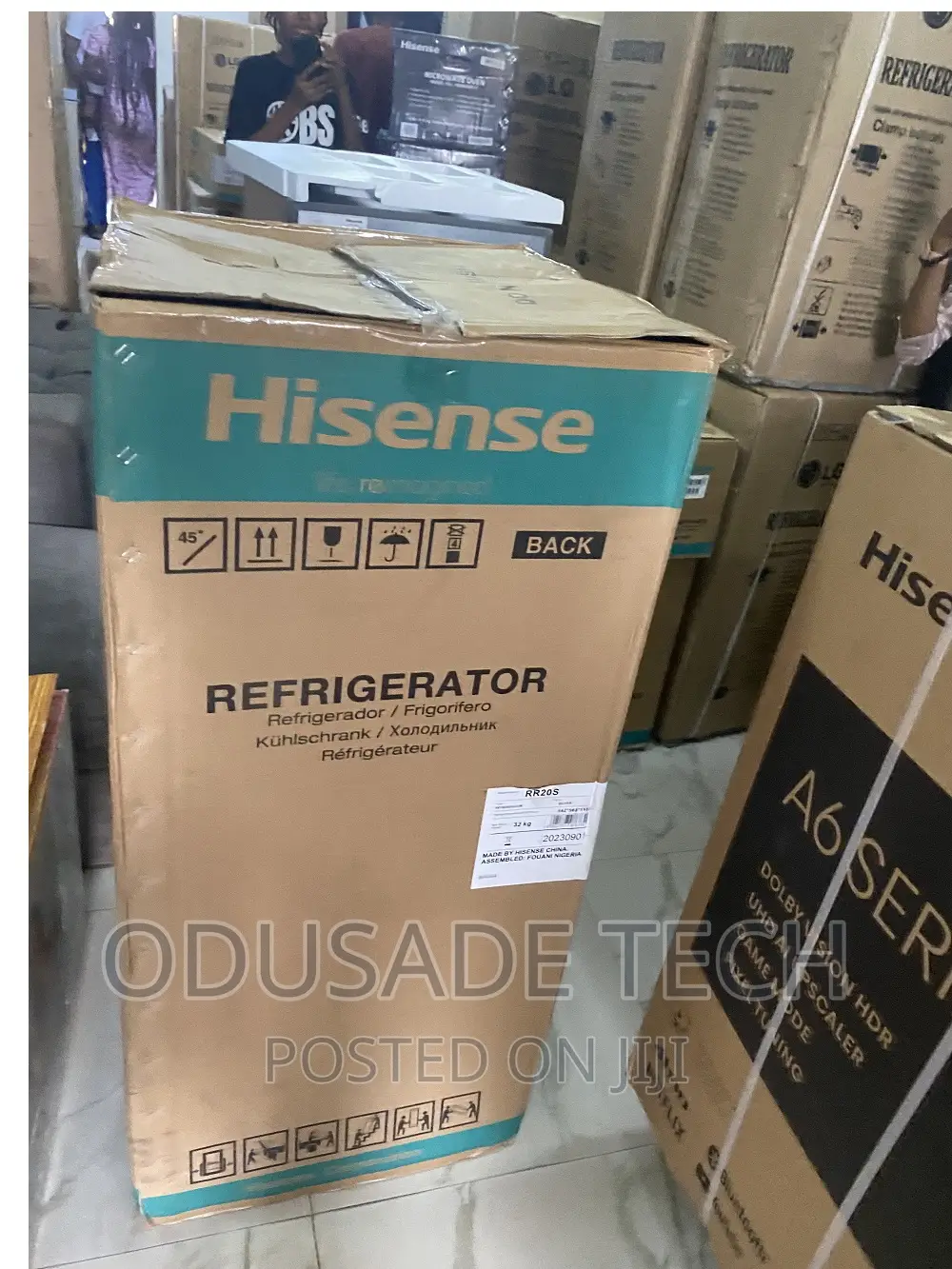 Original Hisense Single Door Refrigerator Ref (RR20S) 150L