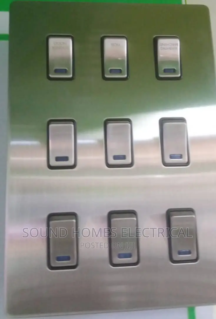 9 Gangs Grid Switch