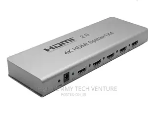 Hdmi 2.0 Splitter 4 Port 1x4 Duplicator Hub 3d at 60hz