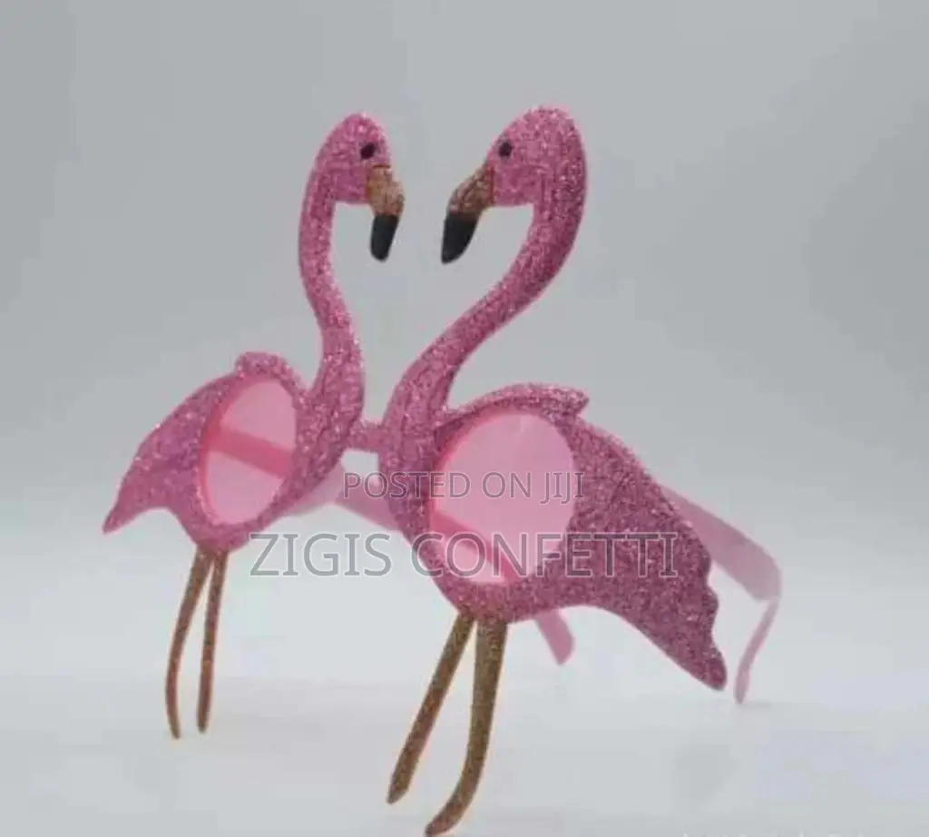 Flamingo Party Glass