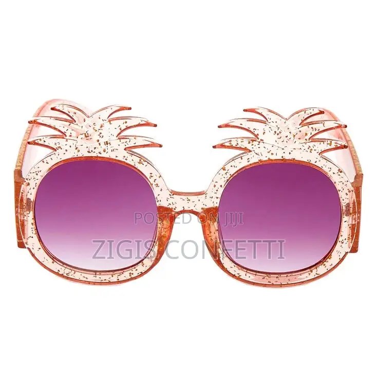 Pineapple Shaped Sunglasses - Pink