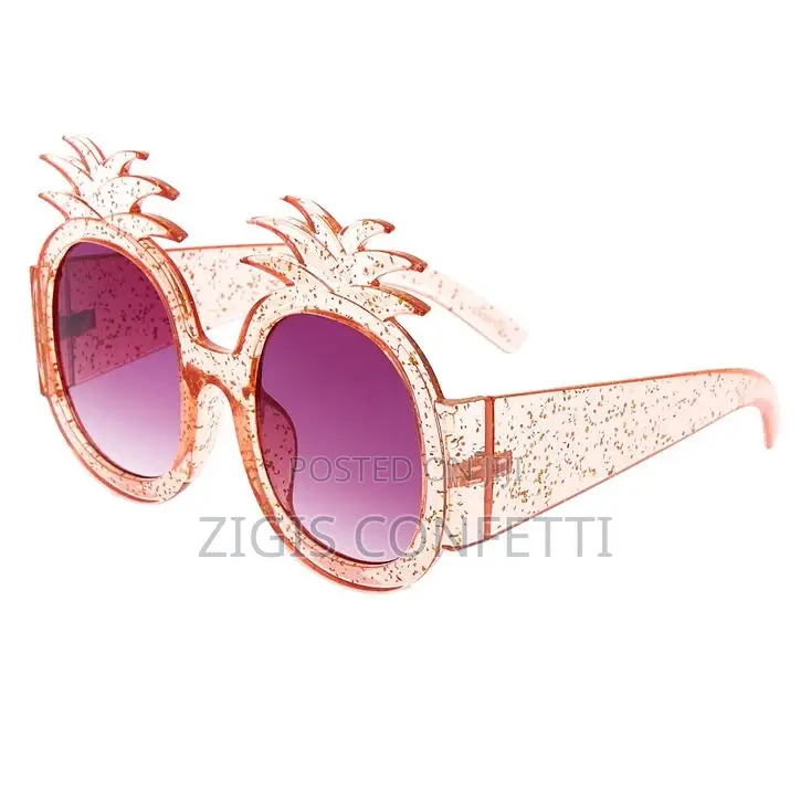 Pineapple Shaped Sunglasses - Pink