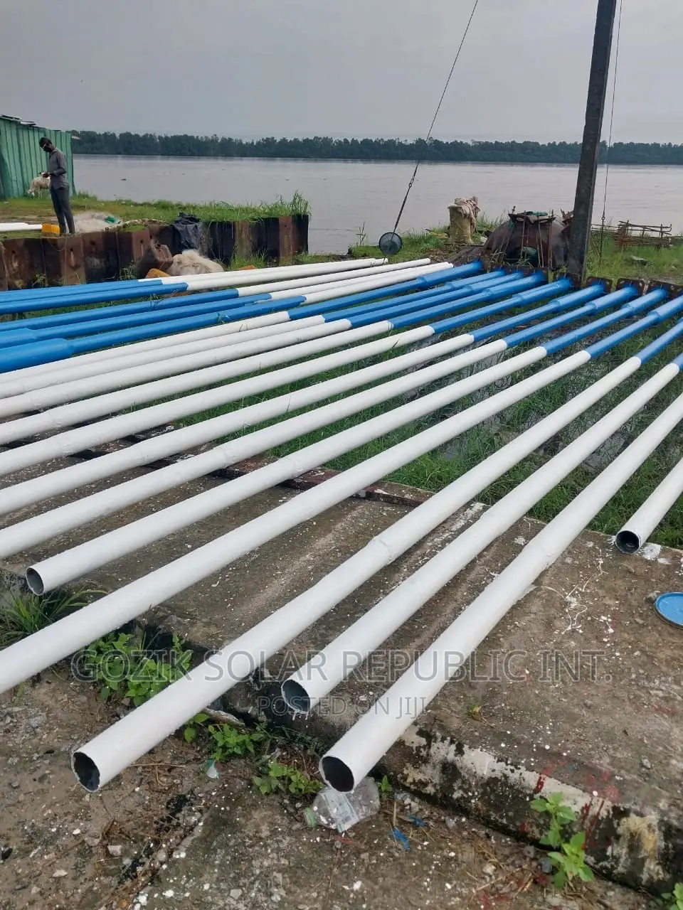 Local Streets Light Poles Construction 8mrts