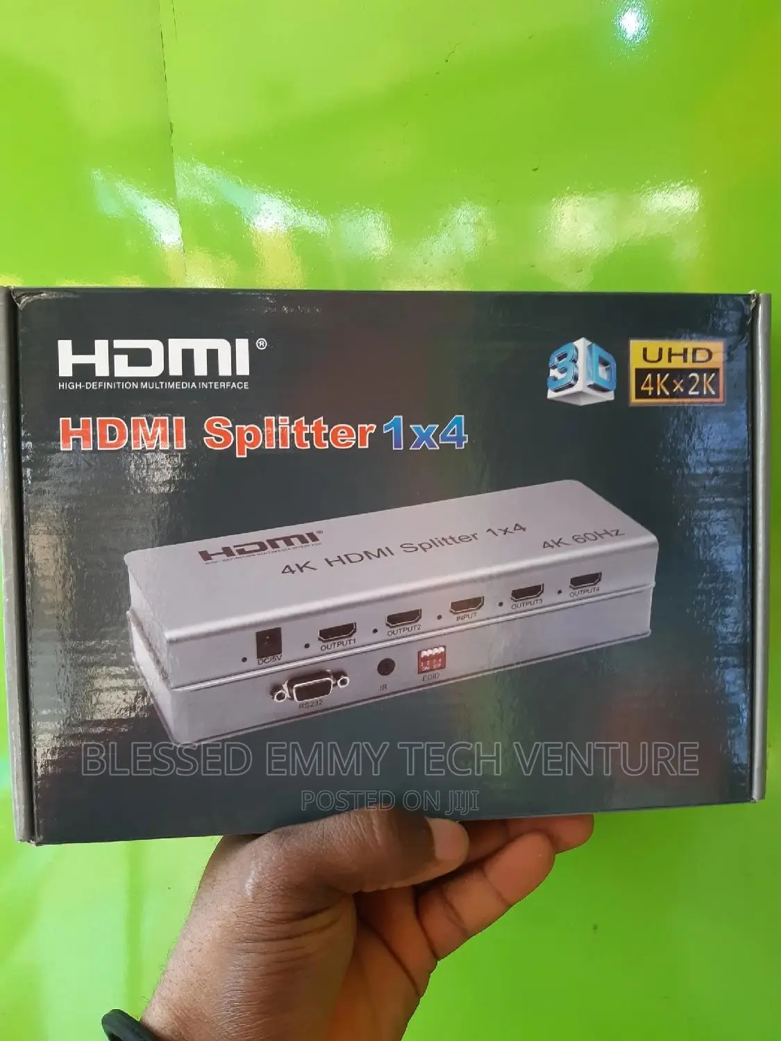 Hdmi 2.0 Splitter 4 Port 1x4 Duplicator Hub 3d at 60hz