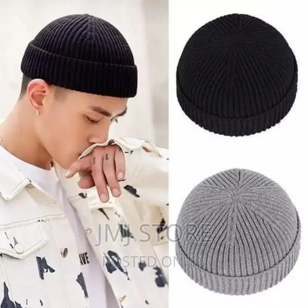 Beanie Head Warmerl(Black and Grey)