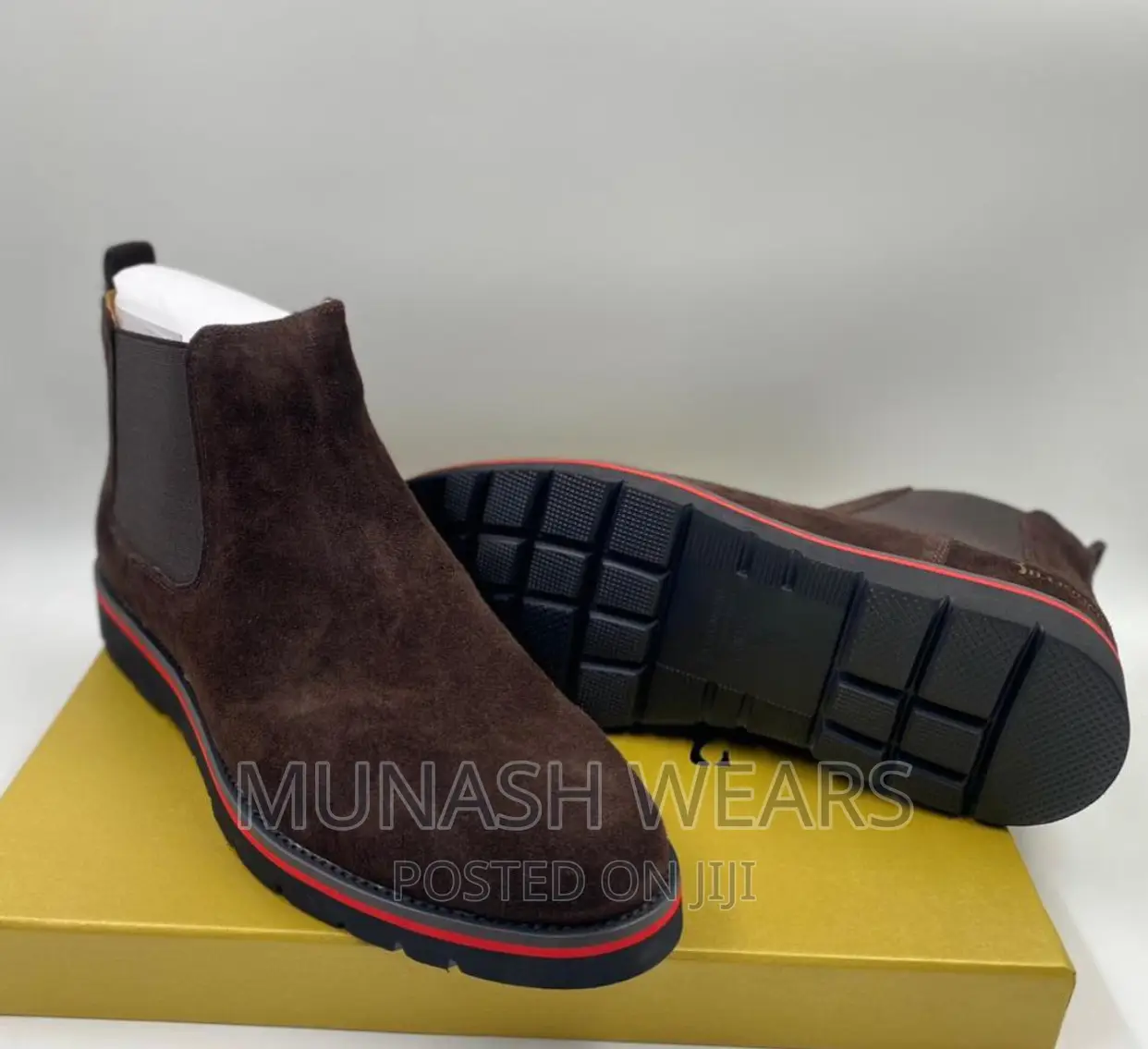 Billionaire Leather and Suede Boot