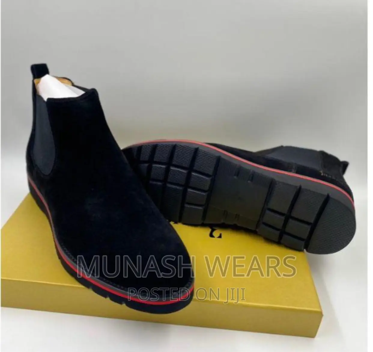 Billionaire Leather and Suede Boot