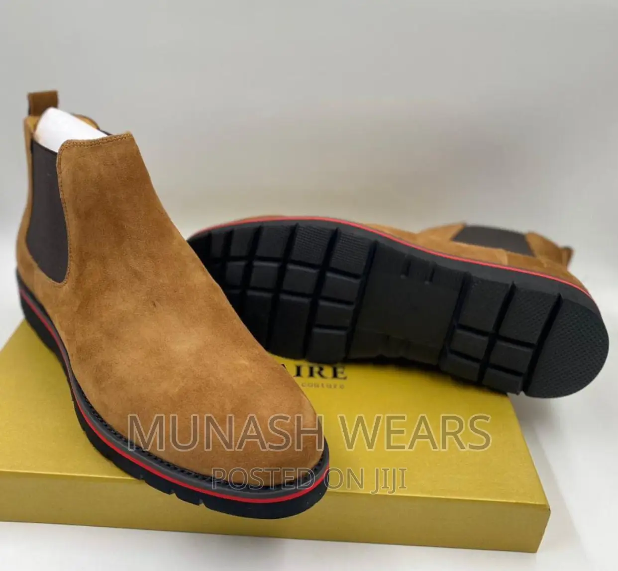 Billionaire Leather and Suede Boot