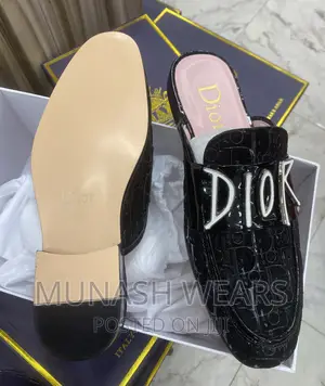 Original Dior Leather Half Shoe