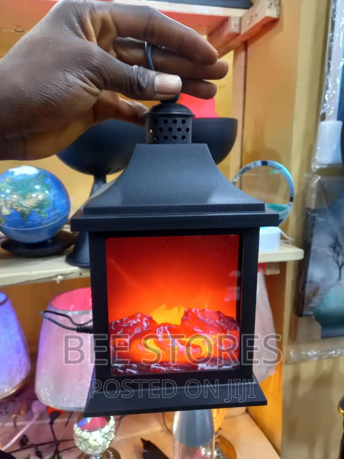 LED Fire Place Lantern