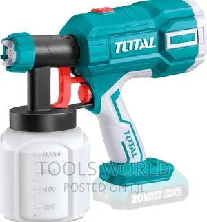 Total Tools - Battery Cordless Paint Spray Gun P20S 20 V