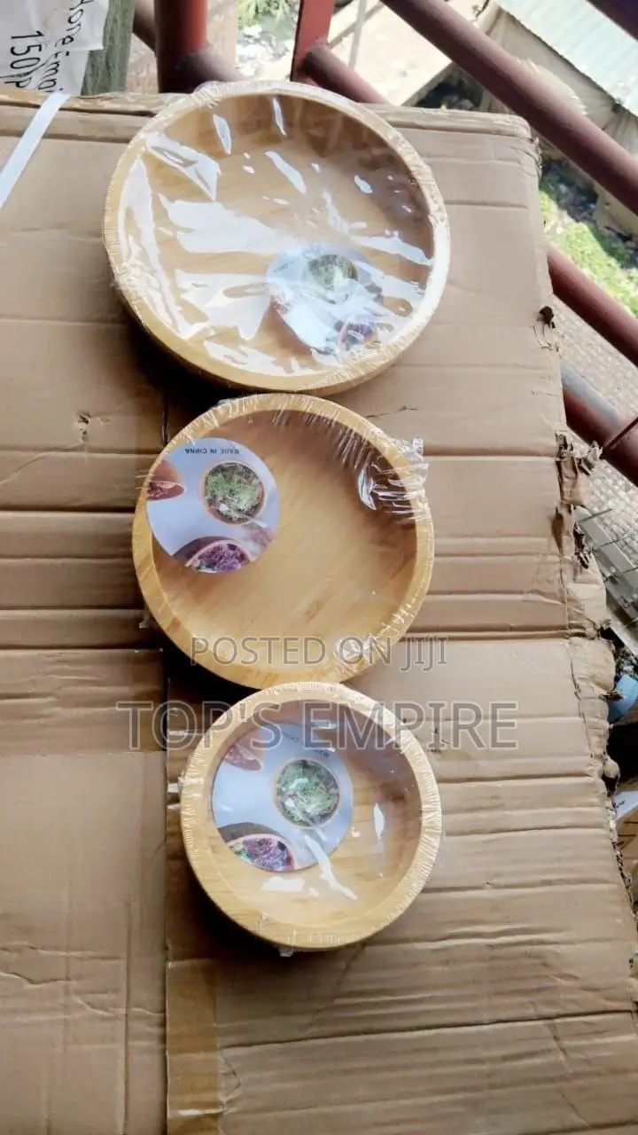 Bamboo Wooden Soup Plate