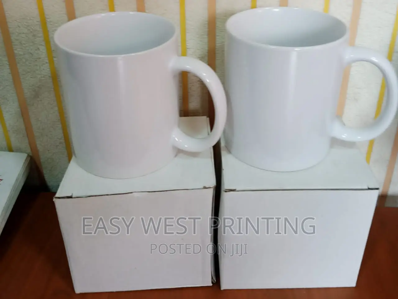 Small White Coated Mug
