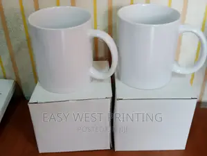 Small White Coated Mug