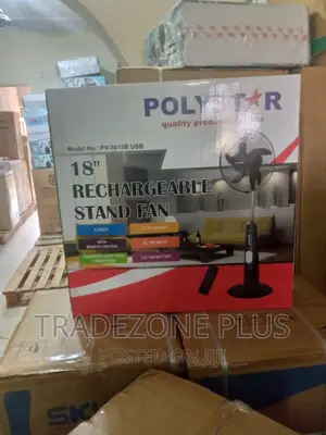 Photo - Polystar 18'' Rechargeable Fan-Pv3018b